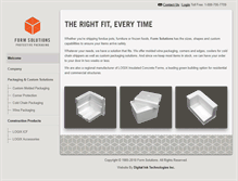Tablet Screenshot of formsolutions.ca