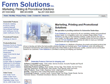 Tablet Screenshot of formsolutions.com